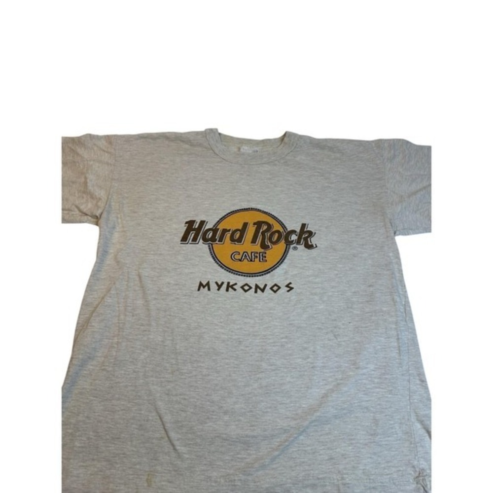 90s Y2K VINTAGE HARD ROCK CAFE SHIRT MYKONOS‎ Greece Large KC